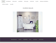 Tablet Screenshot of clinica-salus.com